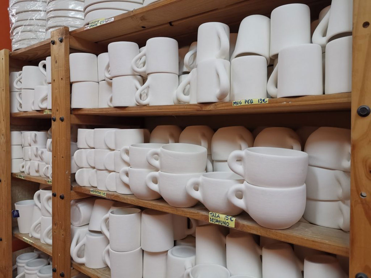 Modelos de piezas de cerámica