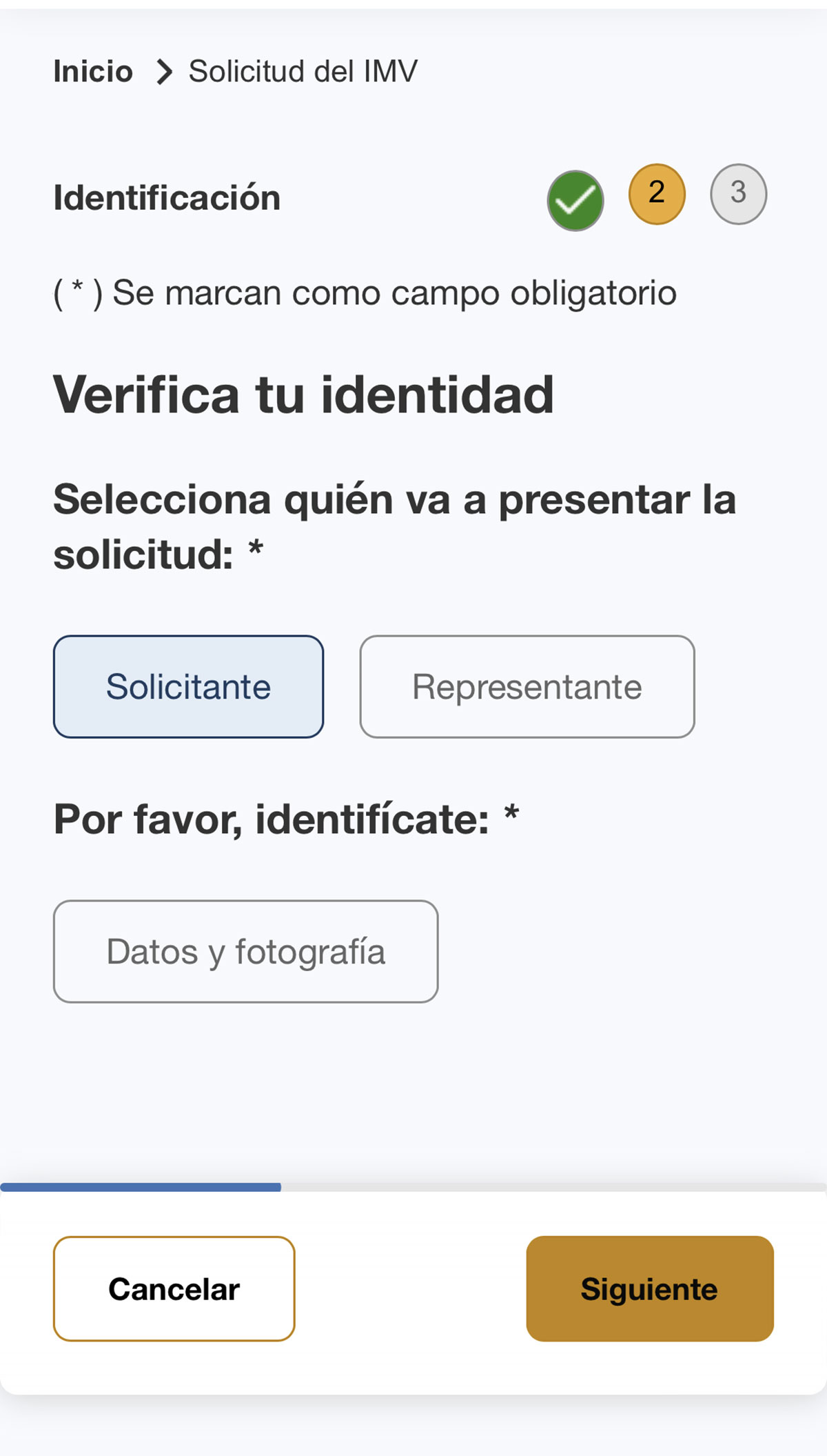 Verifica identidad