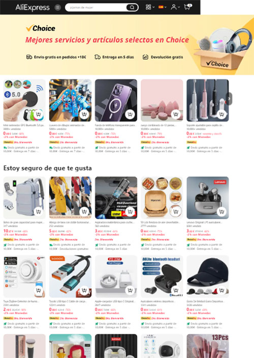 AliExpress descuentos