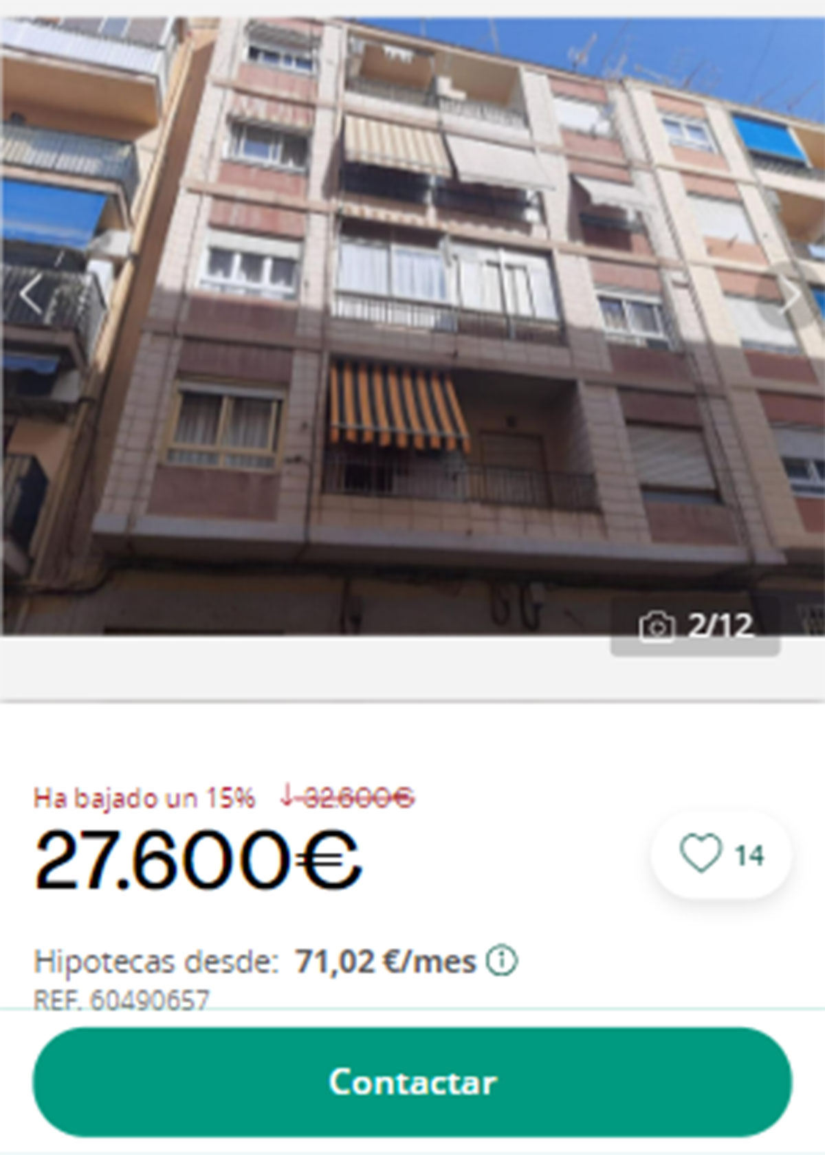 Piso en pueblos de Alicante por 27.600 euros