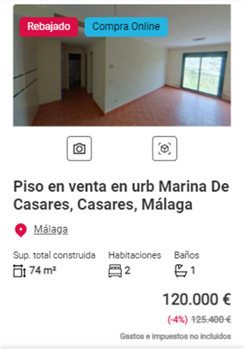 Piso a la venta en Aliseda por 120.000 euros