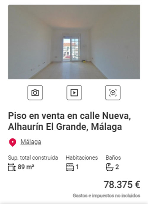 Piso a la venta en Aliseda por 78.000 euros