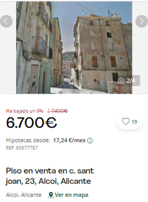 Piso con descuento en Servihabitat por 6.700 euros