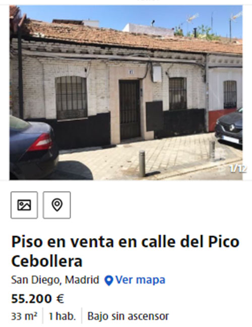 Piso en Madrid por 55.200 euros