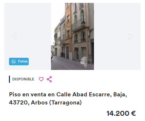 Piso para reformar por 14.200 euros