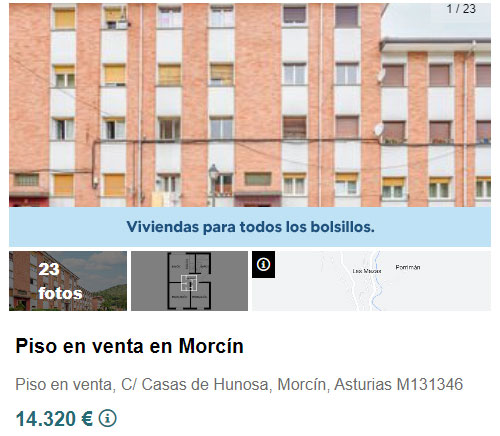 Piso en Solvia por 14.300 euros
