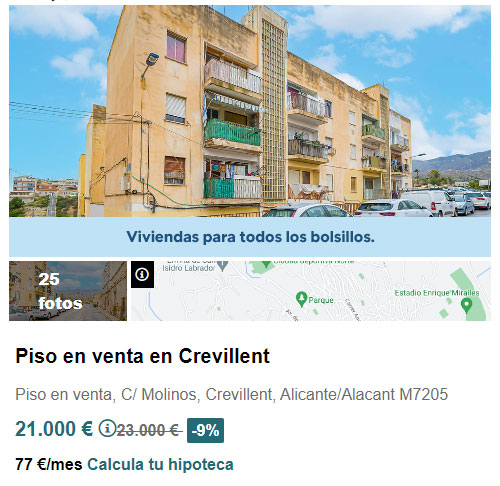 Piso en Solvia por 21.000 euros