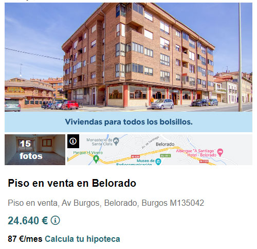Piso en Solvia por 24.000 euros