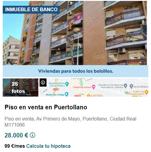 Piso en Solvia por 28.000 euros