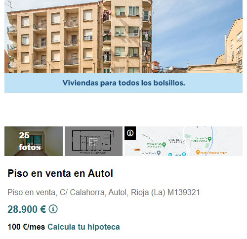 Piso en Solvia por 28.900 euros