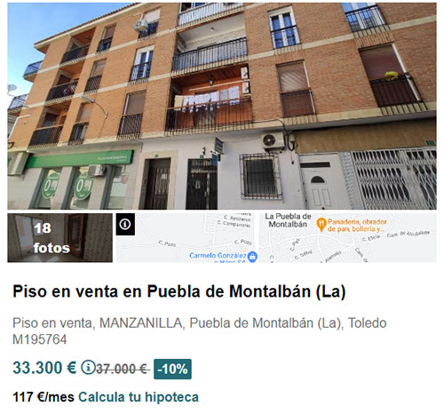 Piso a la venta en Solvia por 33.300 euros