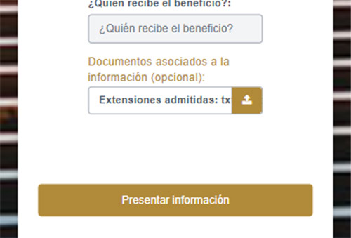 Presentar la denuncia