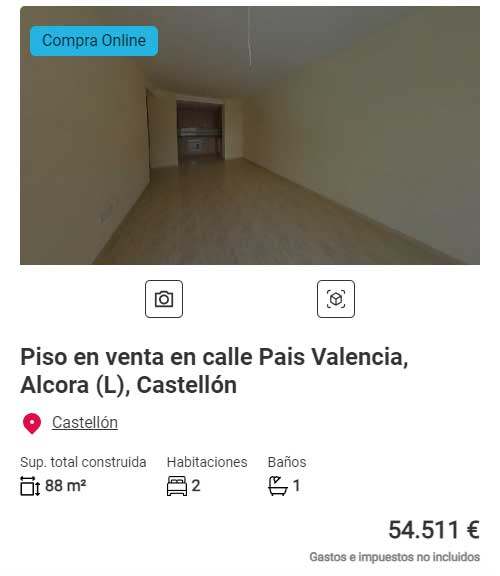 Piso en Aliseda por 54.000 euros