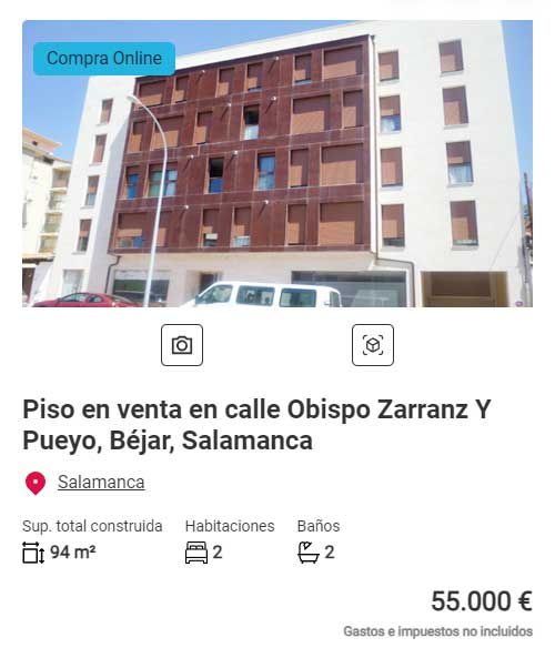 Piso en Aliseda por 55.000 euros