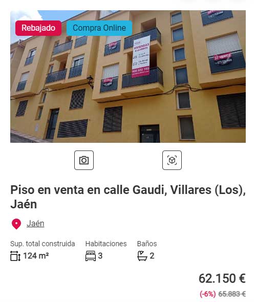 Piso en Aliseda por 62.000 euros