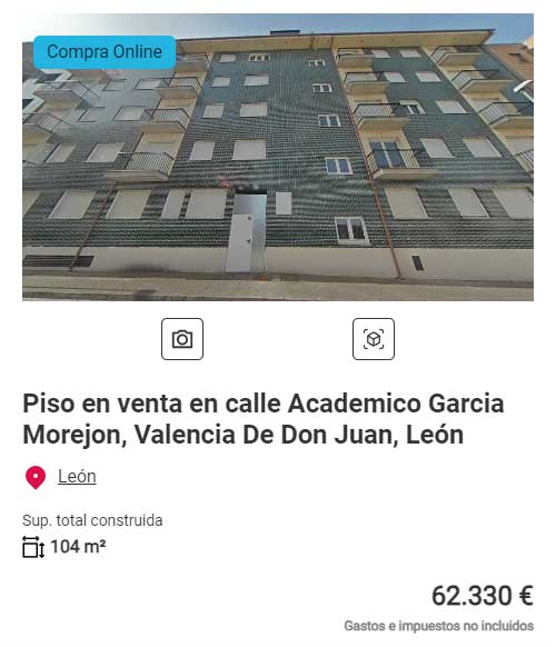 Piso en Aliseda por 62.300 euros
