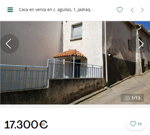 Chalet cerca de Madrid por 17.300 euros