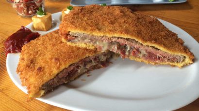 Cachopo de Las Tablas del Campillín, en Oviedo.