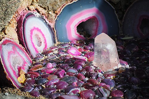 Minerales en el bosque