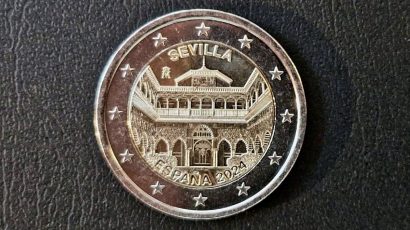 Moneda de dos euros conmemorativa Sevilla