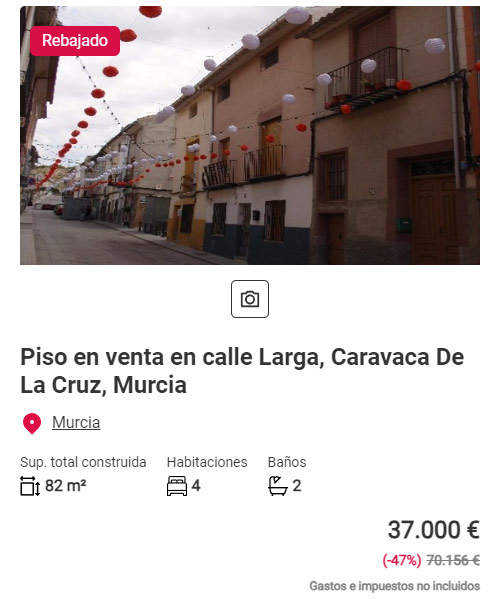 Pisos en Aliseda por 37.000 euros