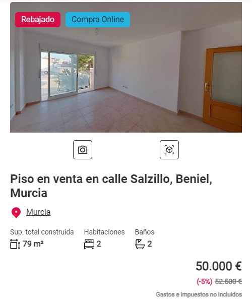 Pisos en Aliseda por 50.000 euros