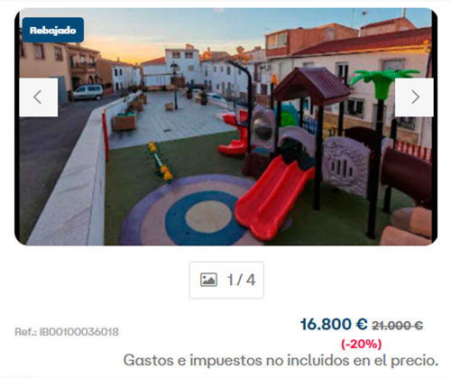 Piso con descuento en Diglo por 16.800 euros