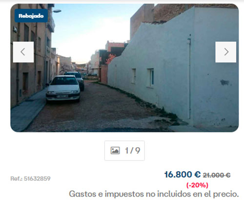 Piso con descuento en Diglo por 16.800 euros