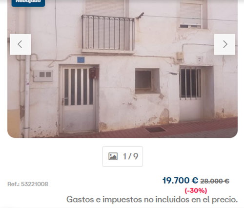 Piso con descuento en Diglo por 19.700 euros