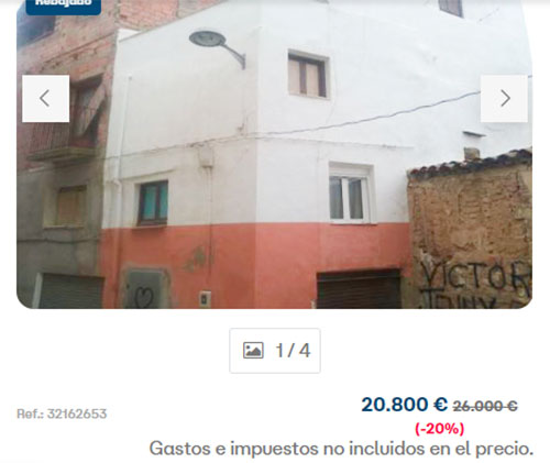 Piso con descuento en Diglo por 20.800 euros