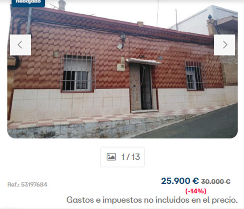 Piso con descuento en Diglo por 25.900 euros