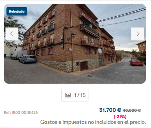 Piso con descuento en Diglo por 31.000 euros