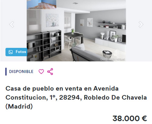 Piso en Madrid a la venta por 38.000 euros