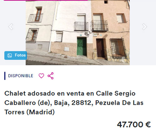 Piso en Madrid a la venta por 47.000 euros