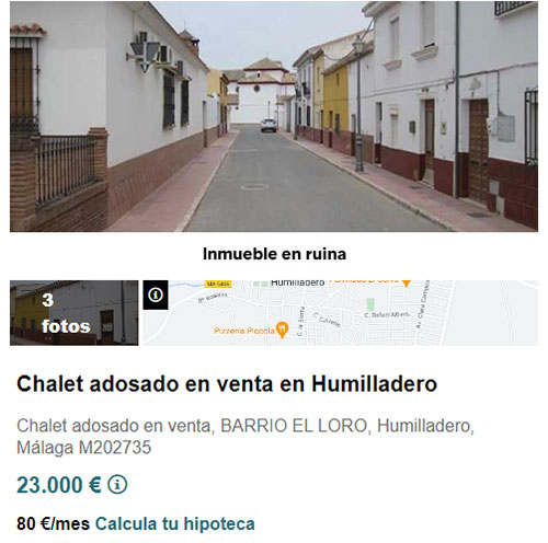 Casa en Málaga por 23.000 euros
