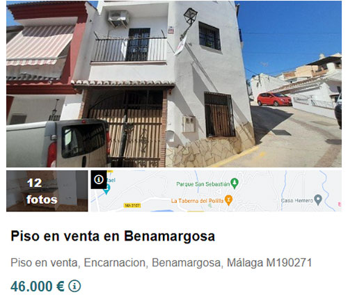 Casa en Málaga por 46.000 euros