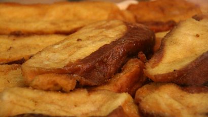 Receta de torrijas sin azúcar y bajas en calorías.