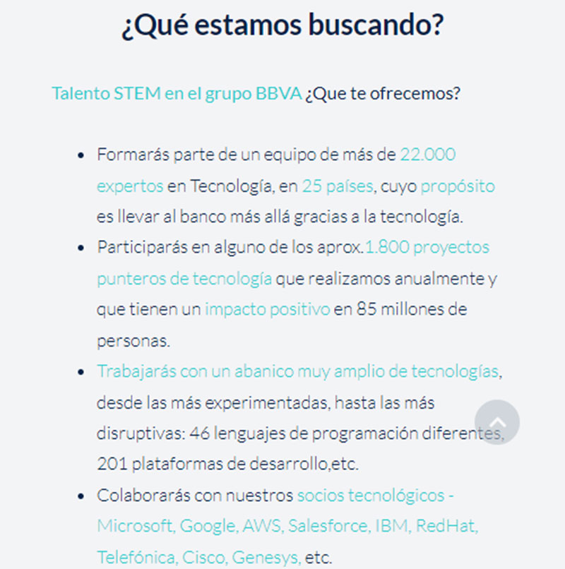 Detalles de oferta de empleo