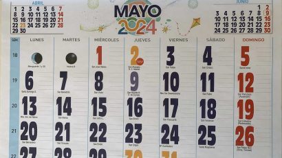 Festivos en el mes de mayo