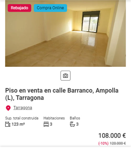 Piso en Aliseda rebajado por 108.000 euros