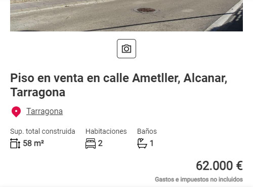 Piso con piscina en Aliseda por 62.000 euros