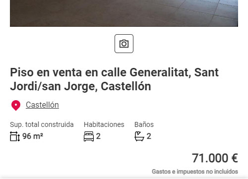 Piso con piscina en Aliseda por 71.000 euros