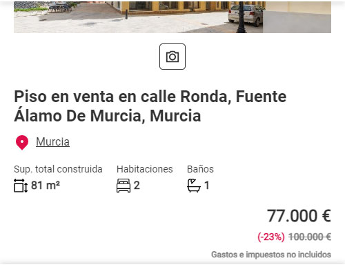 Piso con piscina en Aliseda por 77.000 euros