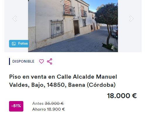 Piso de banco en Haya por 18.000 euros