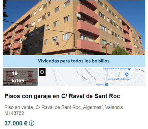 Piso a estrenar en Valencia por 37.000 euros