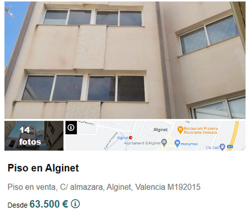 Piso a estrenar en Valencia por 63.500 euros