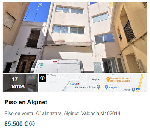Piso a estrenar en Valencia por 85.500 euros