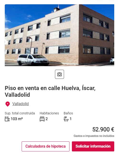 Piso con garaje y trastero por 52.000 euros