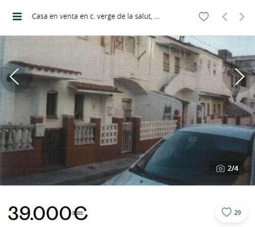 Piso para invertir de Servihabitat por 39.000 euros