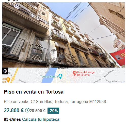 Piso en Solvia por 22.800 euros